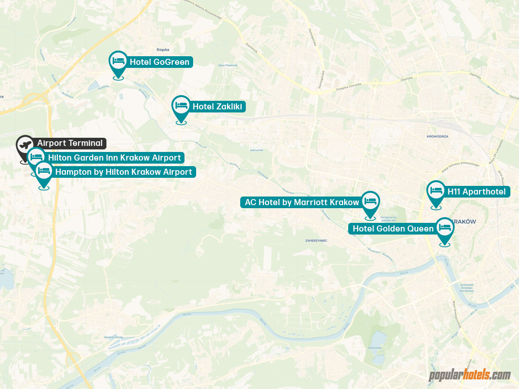 Krakow airport hotels